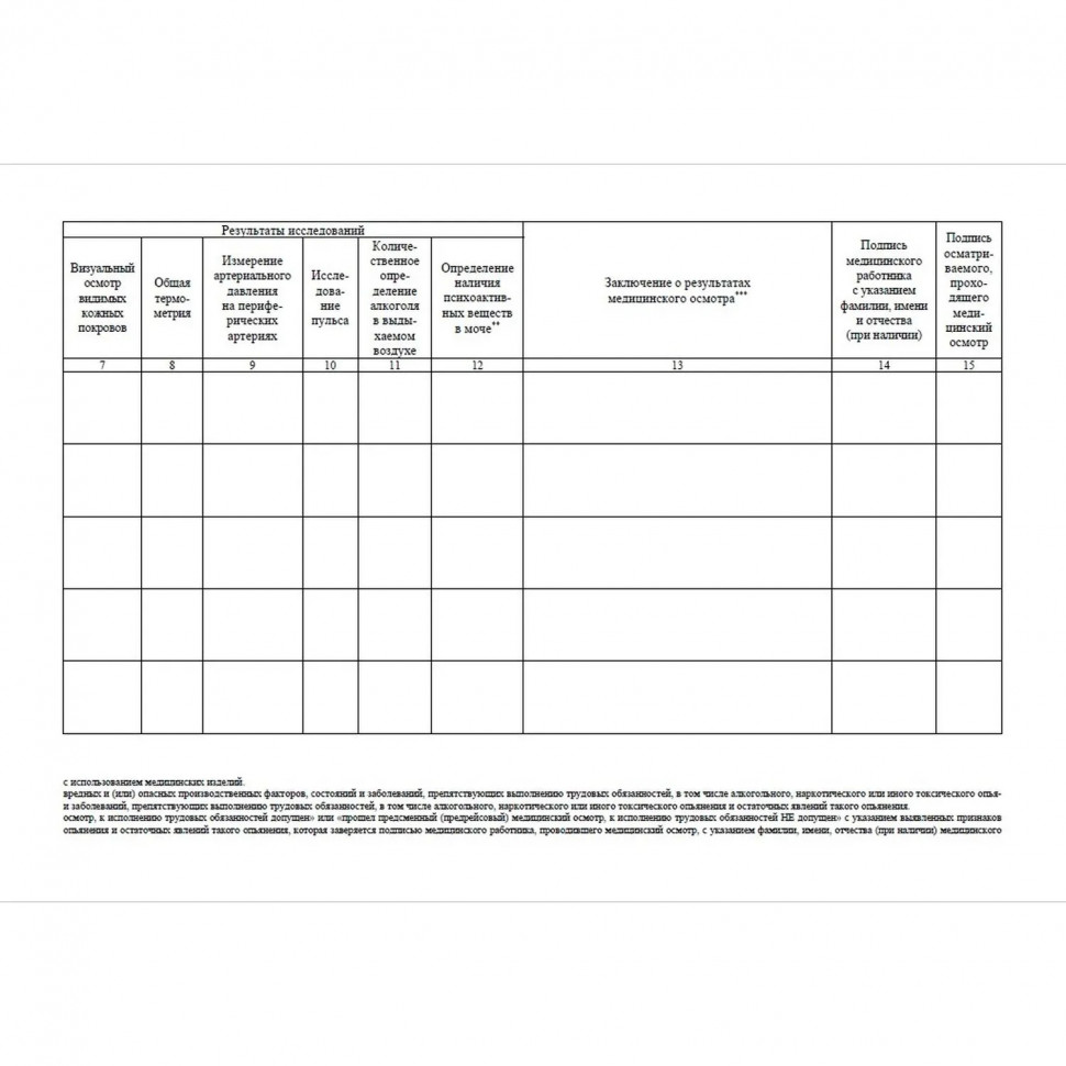 Журнал регистрации предрейсовых предсменных мед.осмотров 64 стр. КЖ-667/2