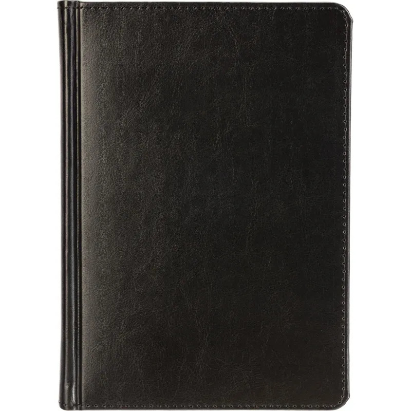 Ежедневник датированный 2026 А5+ SIDNEY NEBRASKA черный, зол обрез 3-125/02