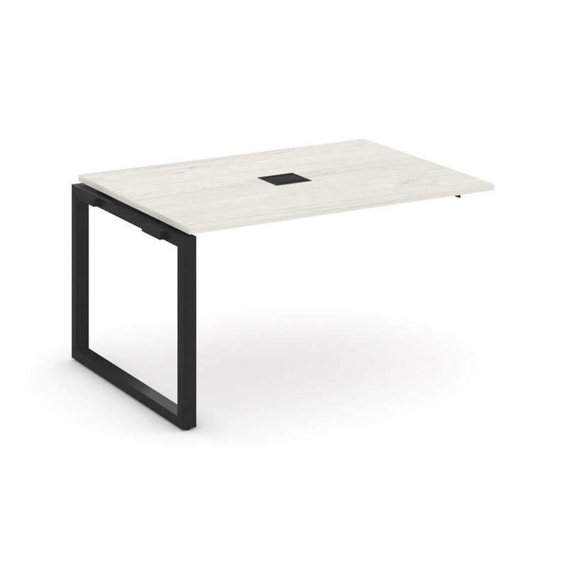 Style Project Проходной наб. элем. перег. стола SN-59O.NSPRG-003 Дуб Наварра/Металл Черный 1380*980*