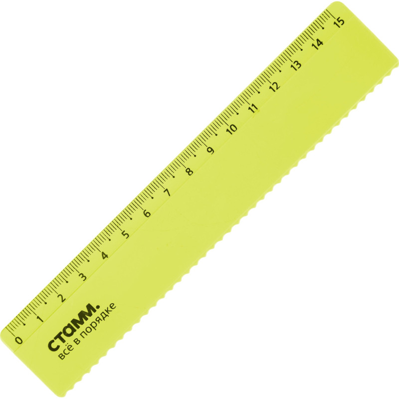 Линейка 15см с волнистым краем NEON Cristal ЛН174