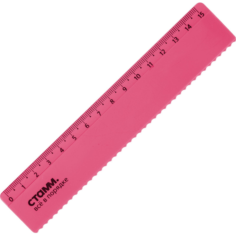 Линейка 15см с волнистым краем NEON Cristal ЛН174