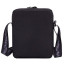 Сумка на плечо BRAUBERG COMPACT с карманом, черная с принтом, 23х17х5 см, 271686