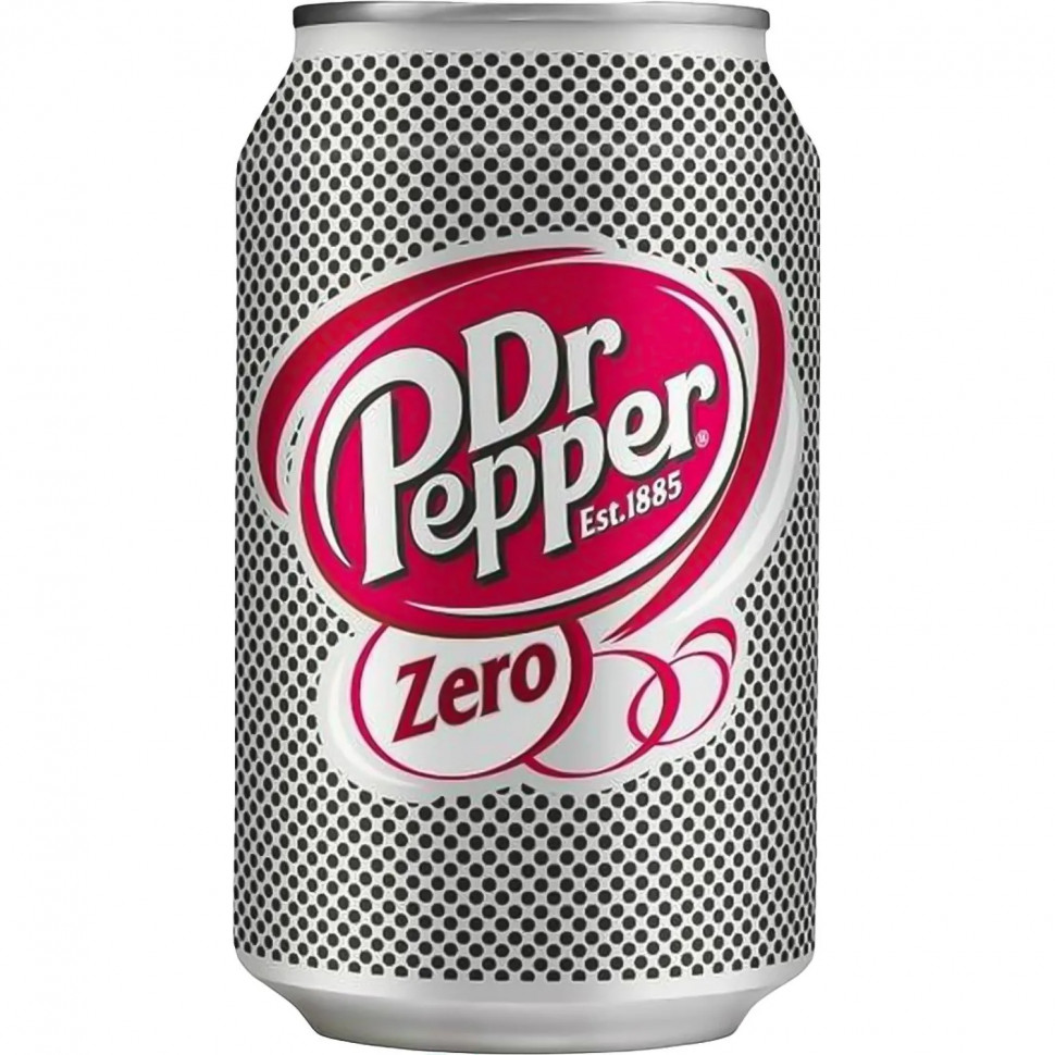 Напиток Dr.Pepper Zero, газ ж/б 0,33л