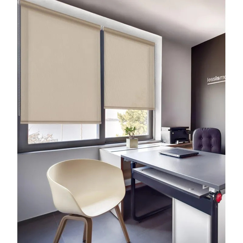 Рулонная штора SKR Бонд, бежевый 55х160