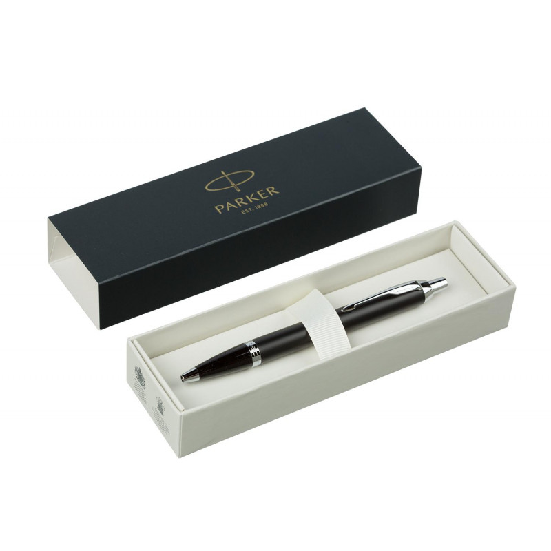 Ручка шариковая  &#039;Parker IM Matte Black CT&#039;,синий,Китай,2143632