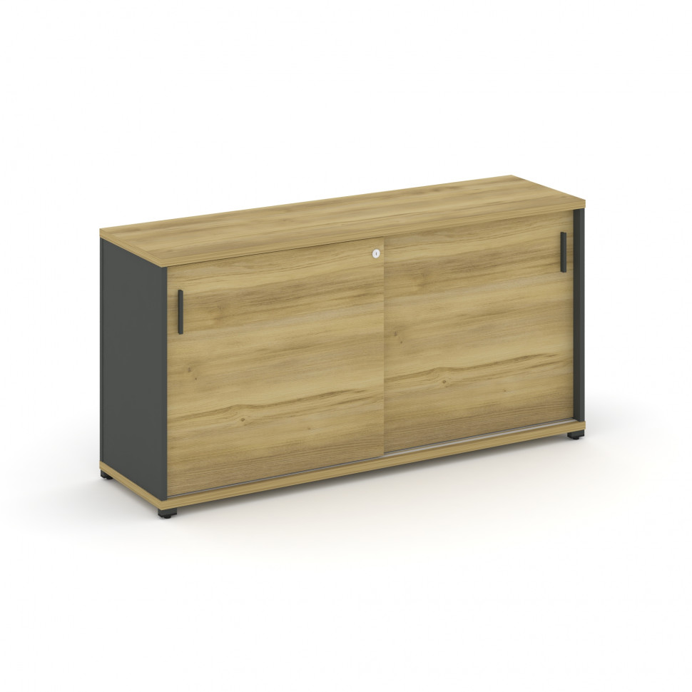 Concept Шкаф-купе опорный/приставной CN.SOPK-004 A Дуб Винченцо/Антрацит/Металл Антрацит 1480*420*75