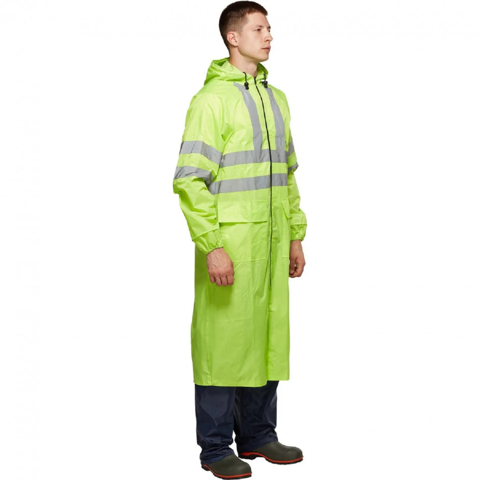 Плащ влагозащитный ПВХ Тайфун лим СОП 52-54/170-176