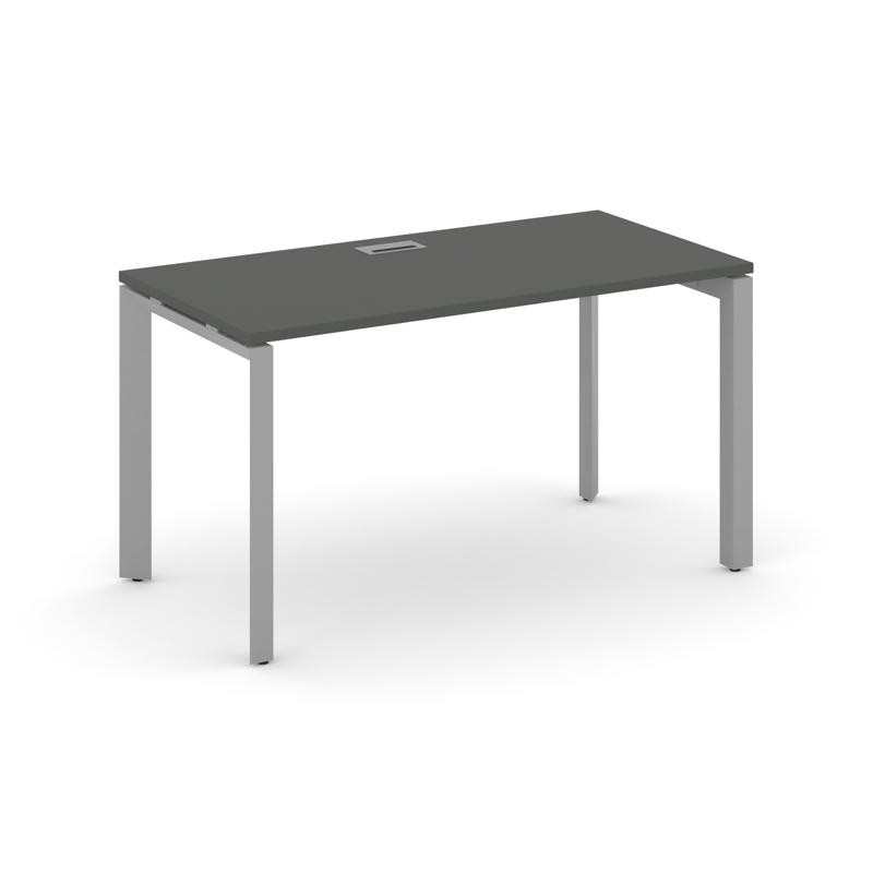 Style Project Стол письменный SN-59P.SP-025 Антрацит/Металл Серый/Серебро Заглушка 1780*800*750