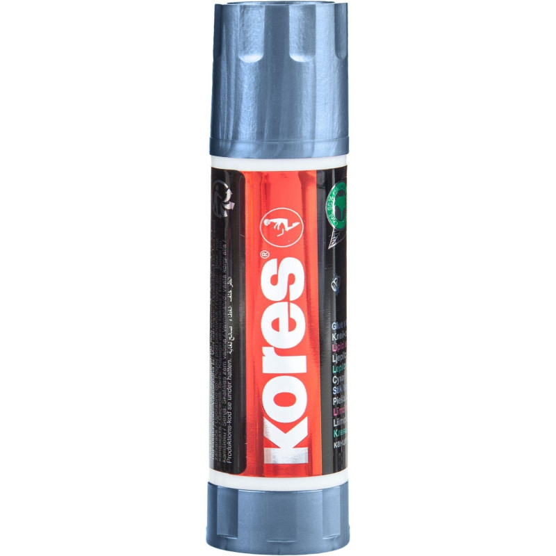 Клей-карандаш 20г Kores Metallic Style, цвета корп в асс 12212