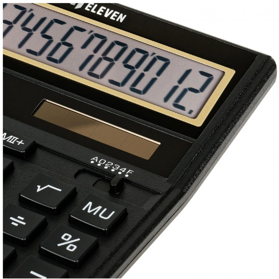 Калькулятор настольный ПОЛНОР Eleven SDC-888TII 12р дв.пит 203х158х31мм чер