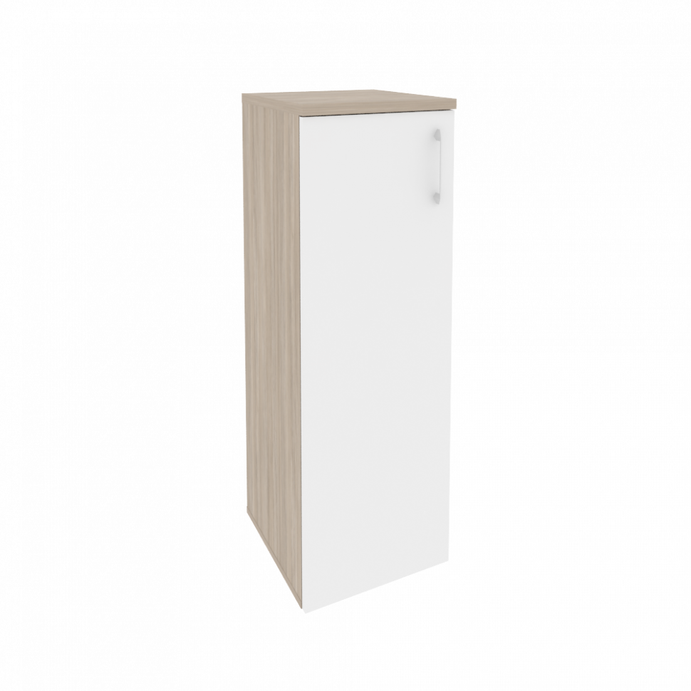 Onix Шкаф средний узкий левый O.SU-2.3 (L) Дуб Аттик/Белый Бриллиант 400*420*1207