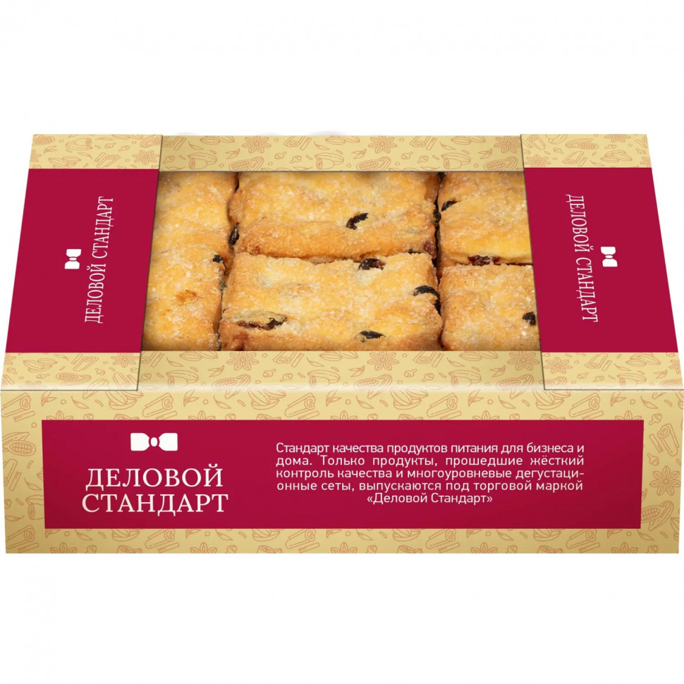 Печенье сдобное Деловой Стандарт с изюмом, 500г
