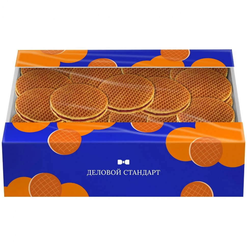 Вафли Деловой Стандарт мягкие вишня-черешня  770г                        