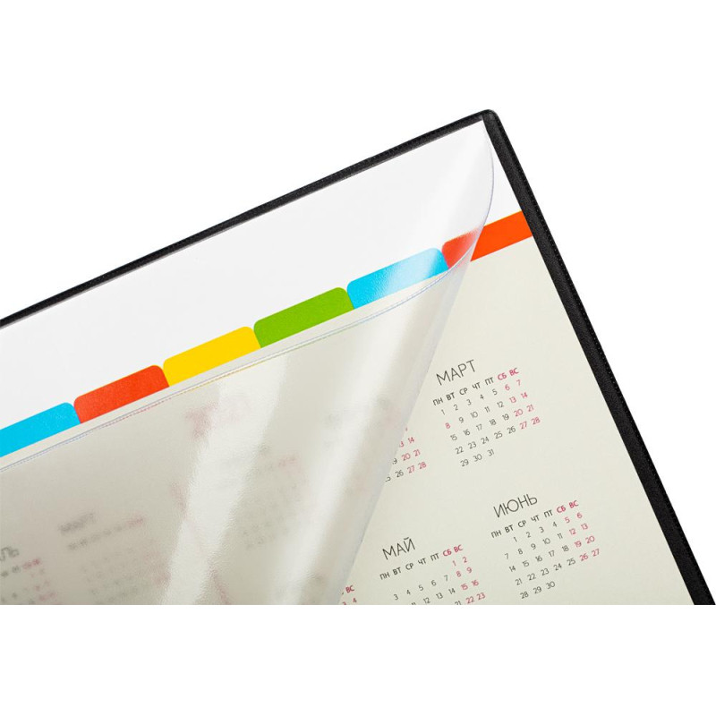 Коврик на стол Attache 59x38см с прозрачным листом календарь на текущий год Коврик на стол Attache 59x38см с прозрачным листом календарь на текущий год