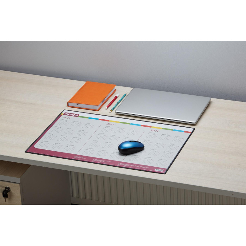 Коврик на стол Attache 59x38см с прозрачным листом календарь на текущий год Коврик на стол Attache 59x38см с прозрачным листом календарь на текущий год