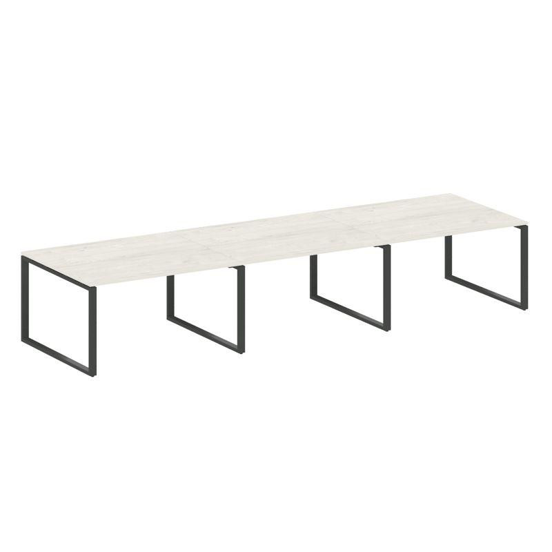 Metal System Переговорный стол (3 столешницы) на О-оразном м/к БО.ПРГ-3.3 Дуб Наварра/Металл Антраци Metal System Переговорный стол (3 столешницы) на О-оразном м/к БО.ПРГ-3.3 Дуб Наварра/Металл Антраци