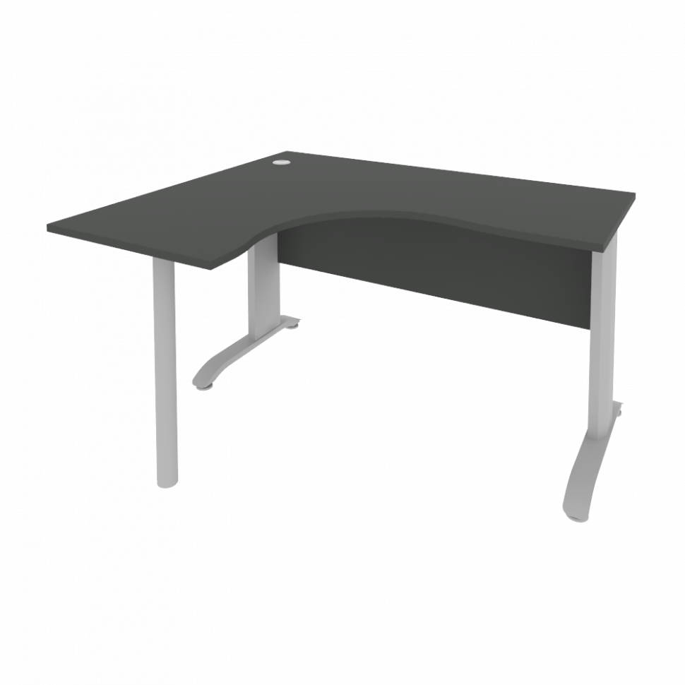 Riva Metal-L Стол криволинейный левый ПЛ.СА-3 (L) Антрацит/Металл Серый 1400*1200*750 Riva Metal-L Стол криволинейный левый ПЛ.СА-3 (L) Антрацит/Металл Серый 1400*1200*750