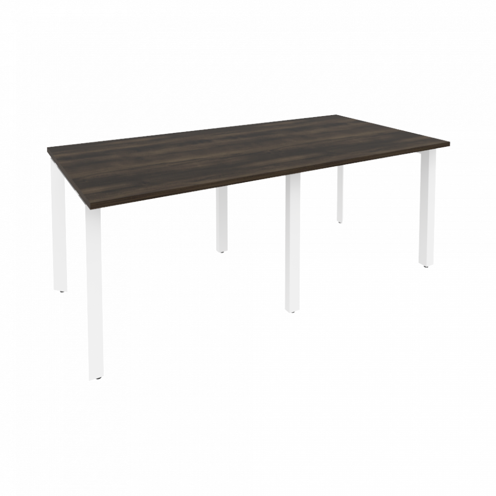 Onix Стол переговорный O.MP-PRG-2.1 Дуб Мали/Металл Белый 1960*980*750