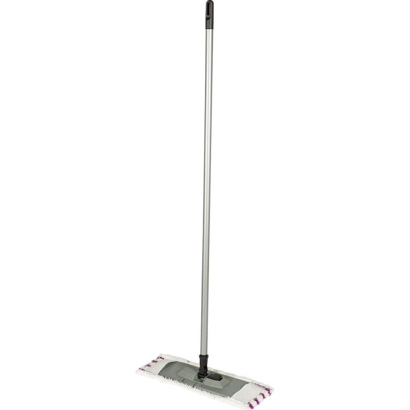 Швабра флаундер для пола пластик 40х11 в сборе с насадк Soft микроф SV5101