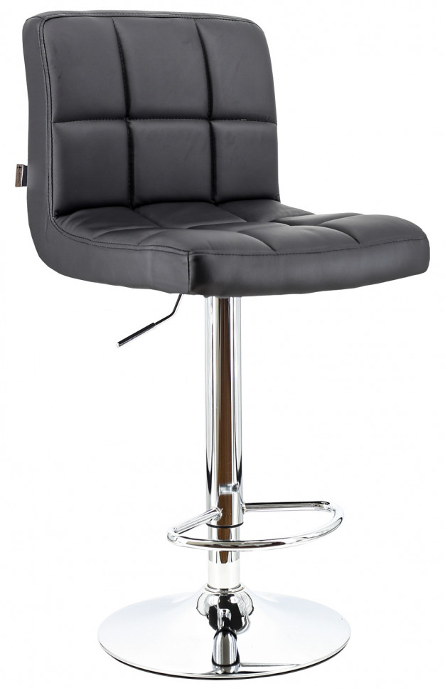 Стул барный Everprof Asti (Асти) Экокожа Черный