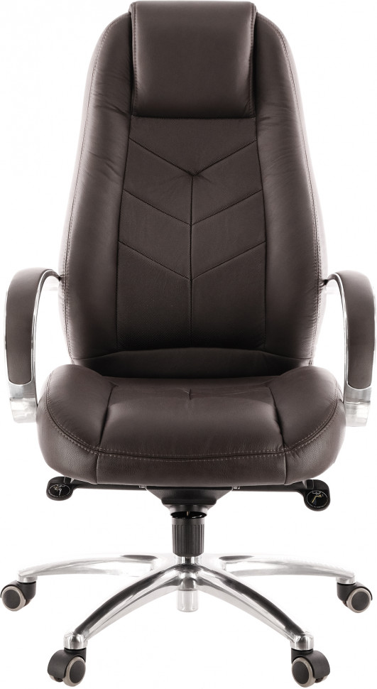 Кресло Everprof Drift Lux (Дрифт Люкс) M Кожа Коричневый
