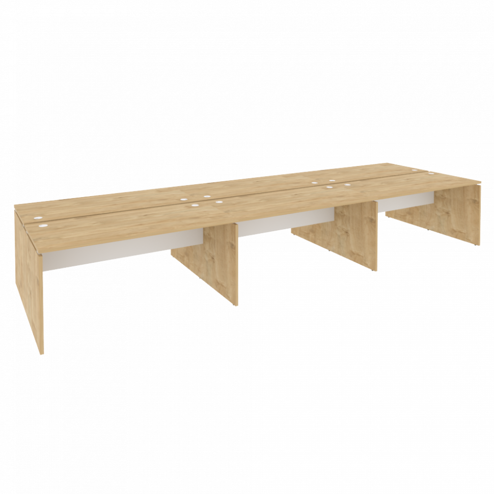 Onix Рабочая станция O.D.RS-6.4.7 Тиквуд Светлый/Белый Бриллиант 4740*1475*750 Onix Рабочая станция O.D.RS-6.4.7 Тиквуд Светлый/Белый Бриллиант 4740*1475*750