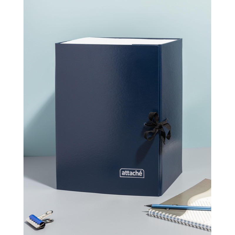 Папка архивная складная ATTACHE,150 мм,синий
