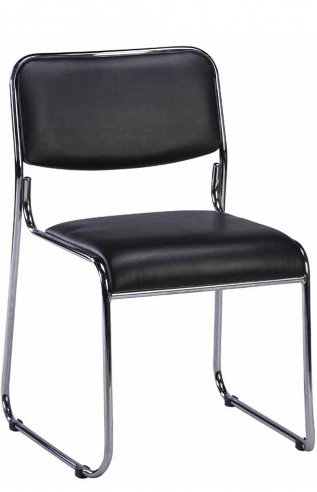 Кресло Everprof Fix Chrome (Фикс Хром) Экокожа Черный