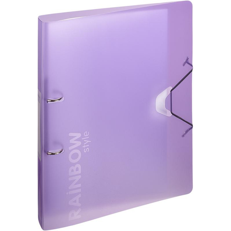 Папка на 2-х кольцах Attache Rainbow Style фиолетовый