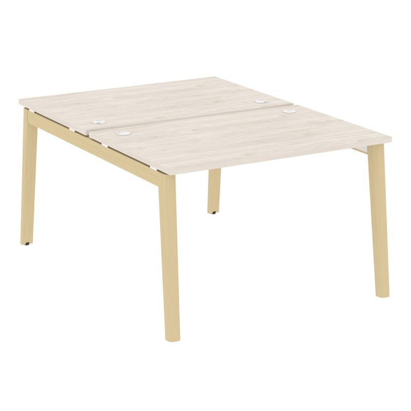 Onix Wood Рабочая станция OW.D.RS-2.2.8 Денвер Светлый/Дуб Светлый/Металл Белый 1180*1635*750