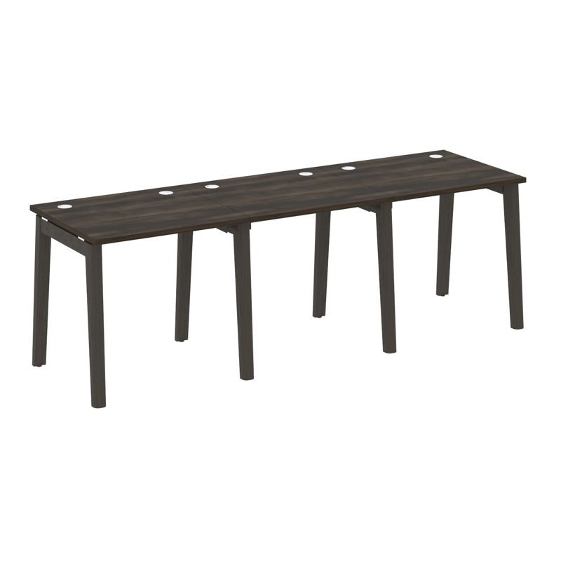 Onix Wood Рабочая станция OW.RS-3.0.7 Дуб Мали/Дуб Темный/Металл Антрацит 2340*720*750