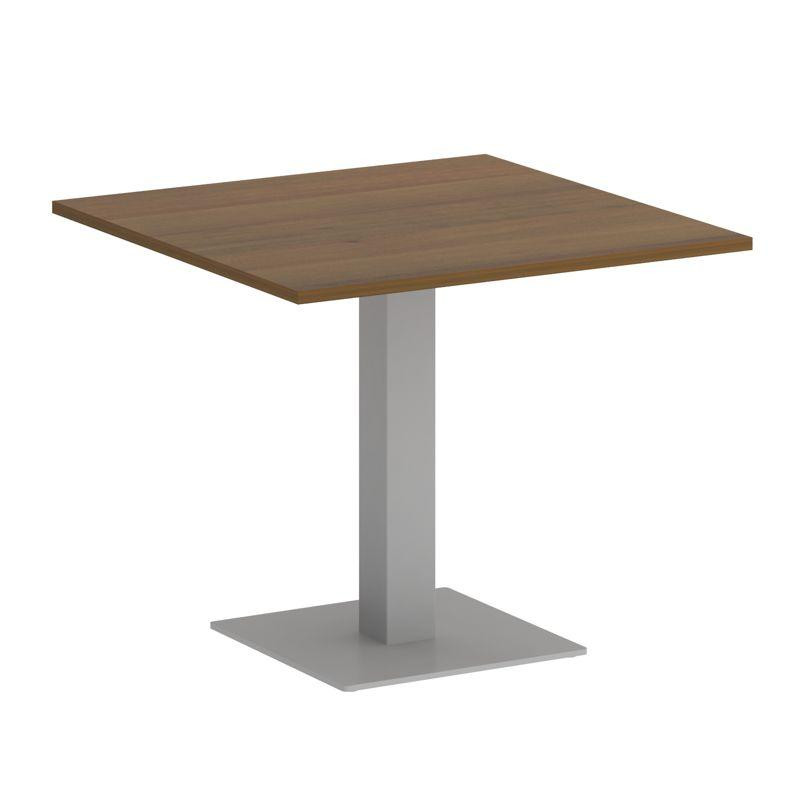 Riva Стол квадратный А.СПРГ-2 Орех Гварнери/Металл Серый 900*900*750
