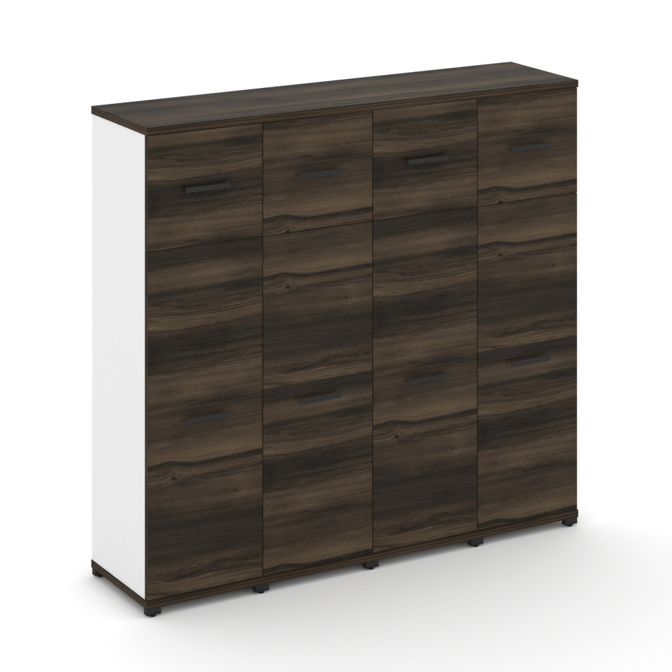 Concept Шкаф 4 узкие секции, 4 ниши CN.STU-444 B Дуб Мали/Белый Бриллиант/Металл Черный 1668*420*155 Concept Шкаф 4 узкие секции, 4 ниши CN.STU-444 B Дуб Мали/Белый Бриллиант/Металл Черный 1668*420*155