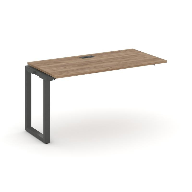 Style Project Проходной наб. элем. SN-59O.ONRS-024 Дуб Табак/Металл Антрацит/Черный Заглушка 1580*80