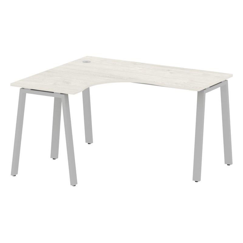 Metal System Стол криволинейный левый на А-образном м/к БА.СА-3 (L) Дуб Наварра/Металл Серый 1400*12 Metal System Стол криволинейный левый на А-образном м/к БА.СА-3 (L) Дуб Наварра/Металл Серый 1400*12