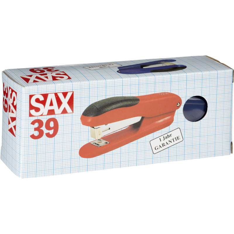 Степлер SAX A 39 (24/6, 26/6) 25 листов, синий