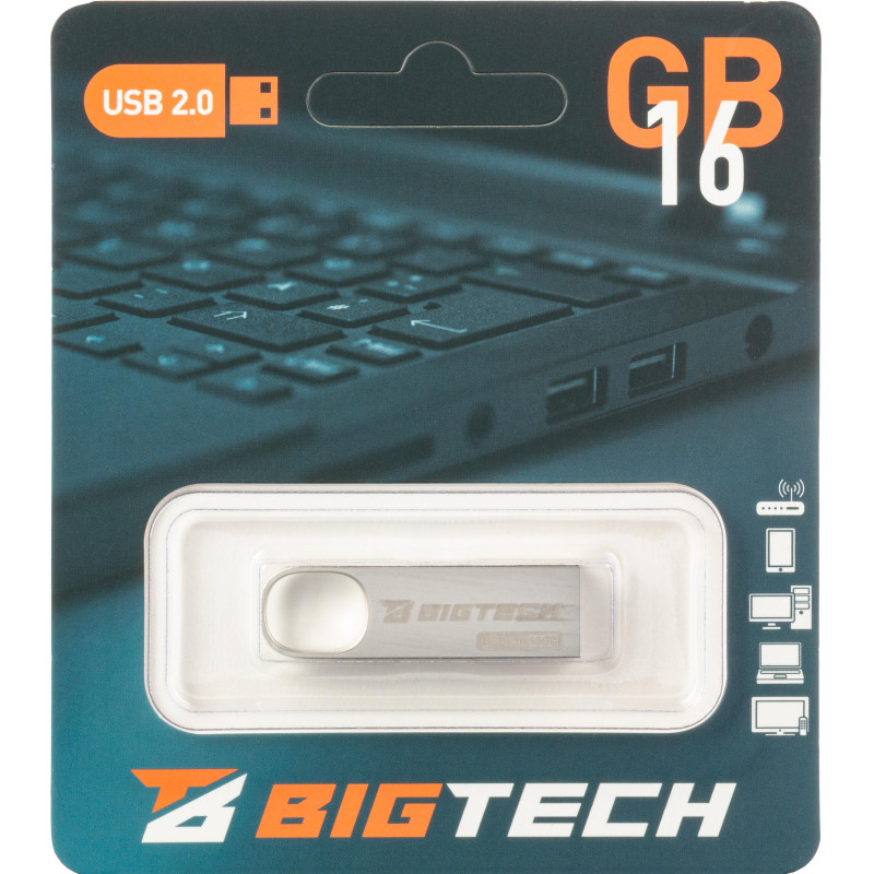 Флеш-память BigTech UFD006, USB2.0, 16GB