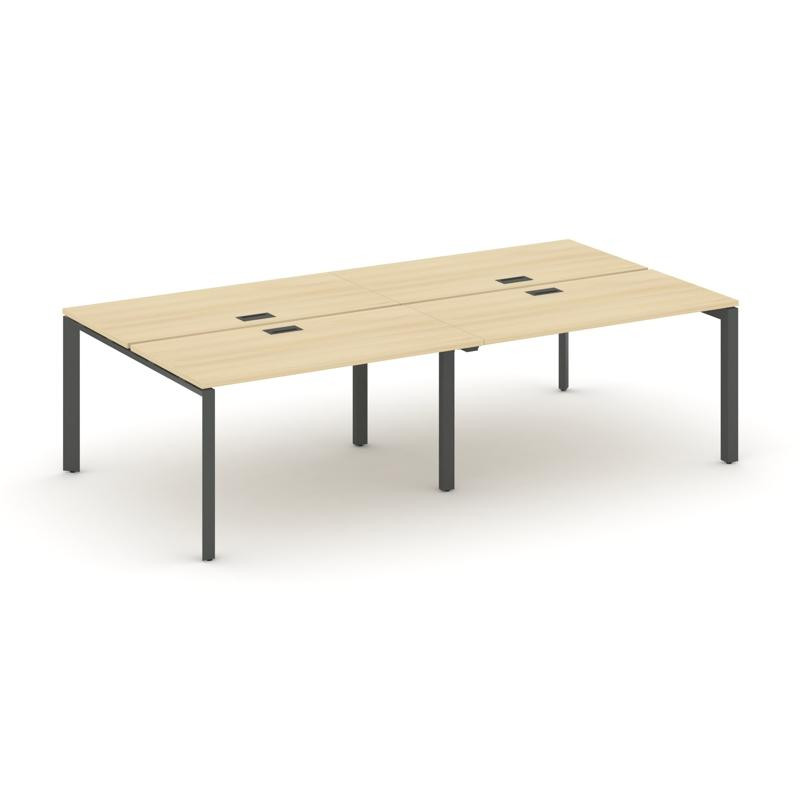 Style Project Рабочая станция двухсторонняя SN-59P.DRS-044 Акация Лорка/Металл Антрацит/Черный Заглу