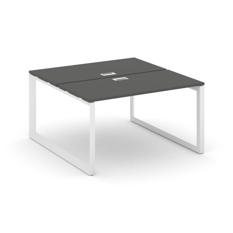 Style Project Рабочая станция двухсторонняя SN-59O.DRS-012 Антрацит/Металл Белый/Белый Заглушка 1180