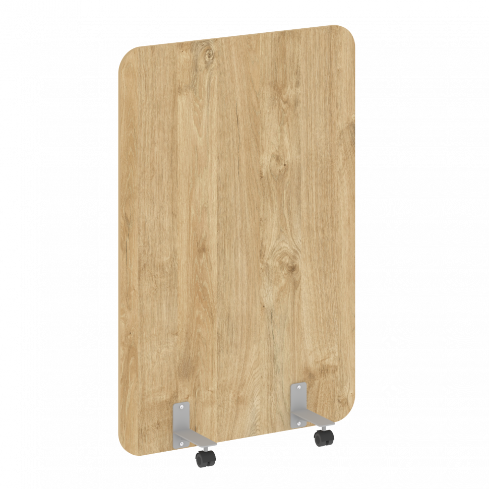 R-line Перегородка на металлических опорах, на роликах DP.R-100-150 Тиквуд Светлый/Металл Серый 1000