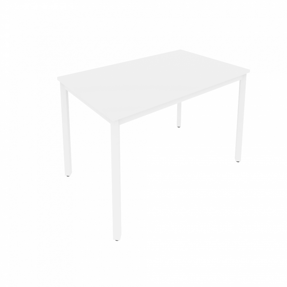 Slim Стол письменный на металлокаркасе С.СП-4 Белый/Металл Белый 1180*720*750