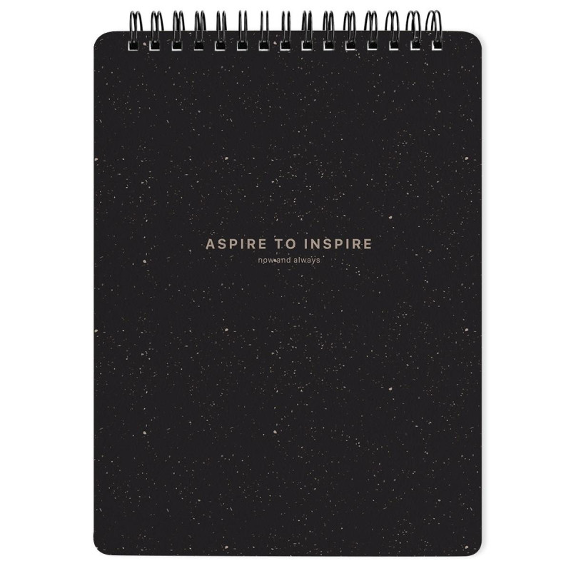 Блокнот А5 80л.клетка,спираль,Be Smart Sence черн,N3708