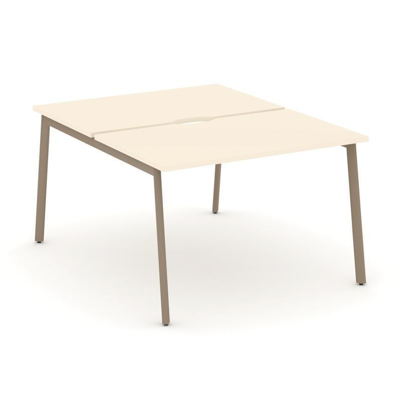 Estetica Рабочая станция 2 места ES.D.RS-2.2-VP Сатин/Металл Латте 1180*1500*750 Estetica Рабочая станция 2 места ES.D.RS-2.2-VP Сатин/Металл Латте 1180*1500*750