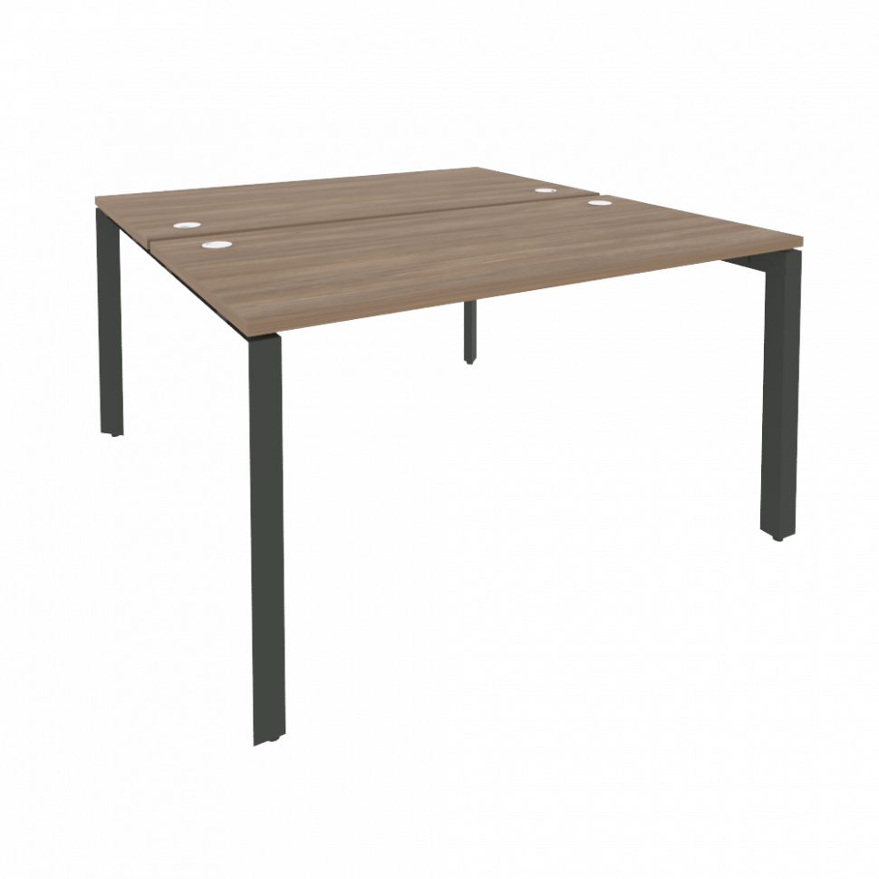 Onix Рабочая станция на П-образном м/к O.MP-D.RS-2.3.7 Дуб Аризона/Металл Антрацит 1380*1475*750