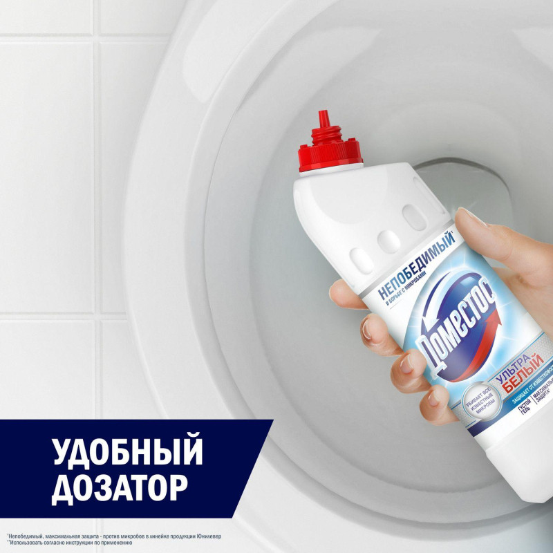 Средство для сантехники Доместос ультра белый 500мл