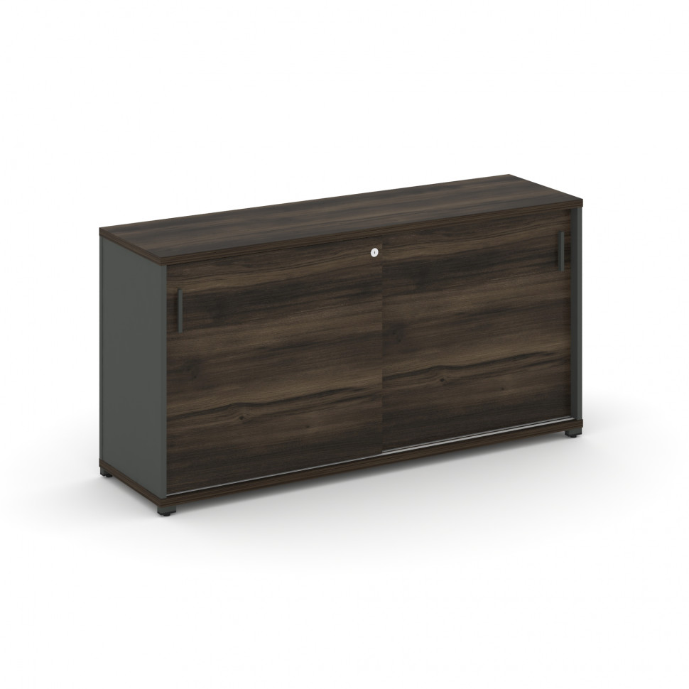 Concept Шкаф-купе опорный/приставной CN.SOPK-004 A Дуб Мали/Антрацит/Металл Антрацит 1480*420*750