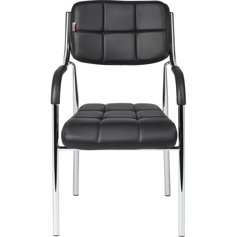 Стул BN_TQ_Стул Echair-805 VP кожзам черный, хром