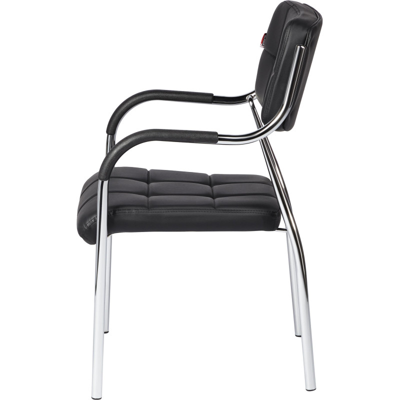 Стул BN_TQ_Стул Echair-805 VP кожзам черный, хром