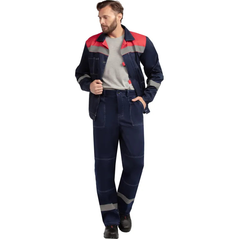 Костюм летний муж. л20-КБР син/красн (р.48-50) 170-176 (Арсенал-СП)