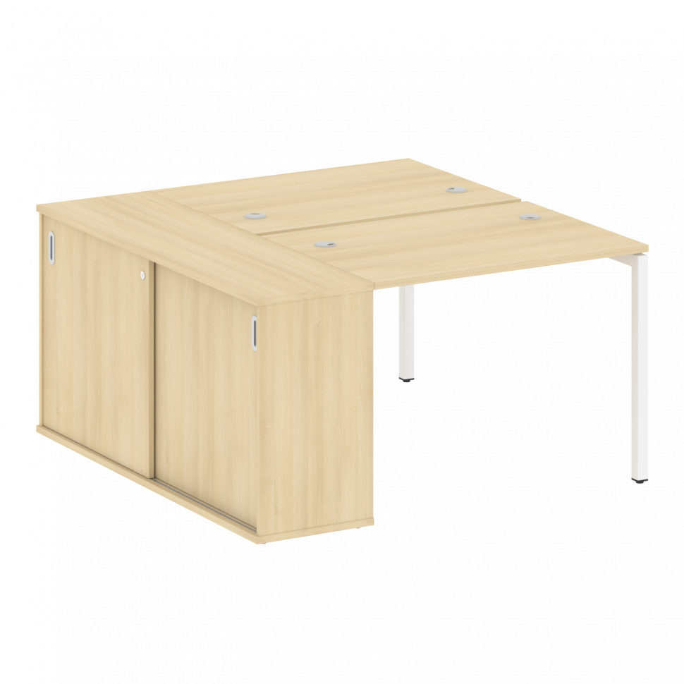 Metal System Quattro Рабочая станция с шкафом-купе на П-образном м/к 40БП.РС-СШК-1.1 Т Акация Лорка/ Metal System Quattro Рабочая станция с шкафом-купе на П-образном м/к 40БП.РС-СШК-1.1 Т Акация Лорка/